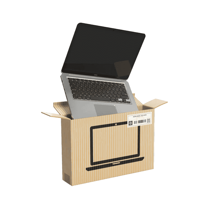 Oluklu Dizüstü Bilgisayar Ambalaj Kutuları