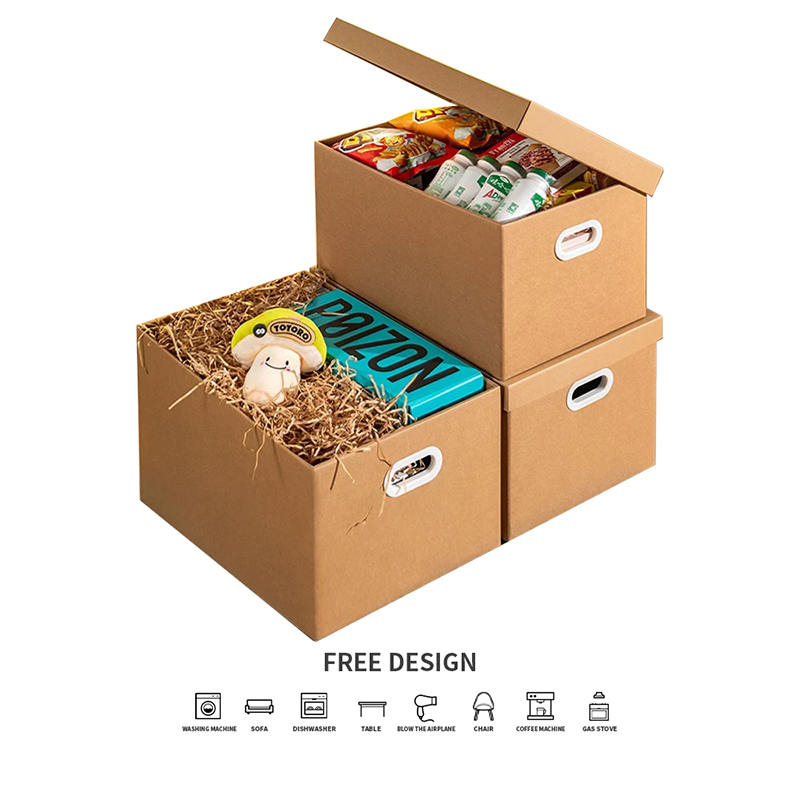 Oluklu Çeşitli Eşyalar Depolama Ambalaj Kutuları