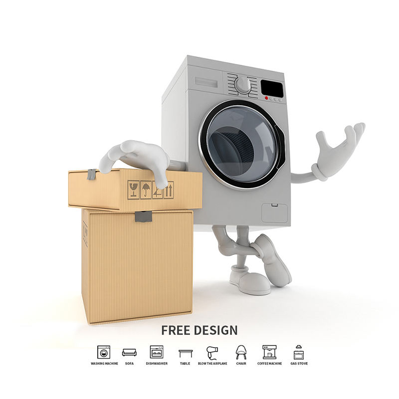 Oluklu Çamaşır Makinesi Ambalaj Kutuları