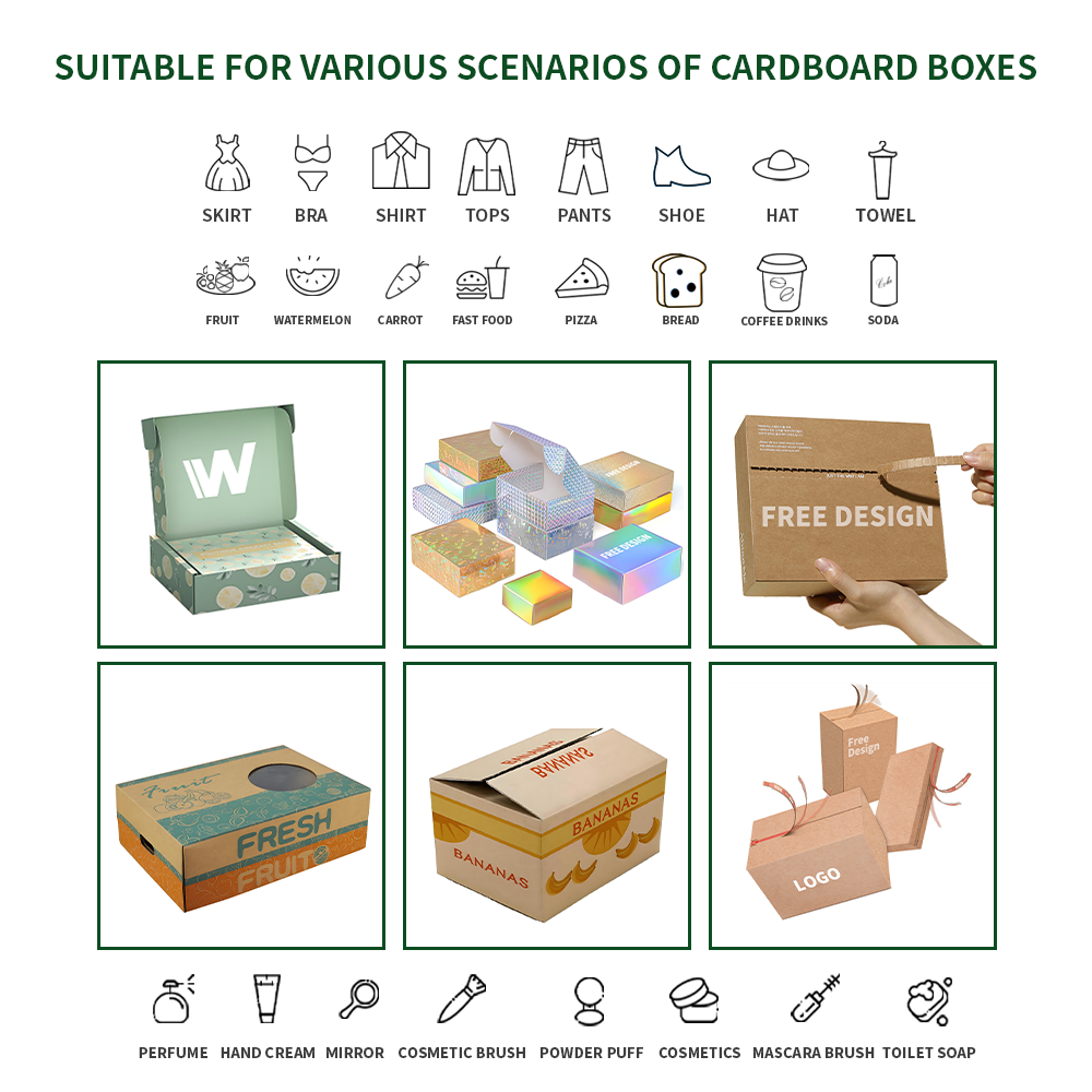 Oluklu Çeşitli Eşyalar Saklama Kutuları